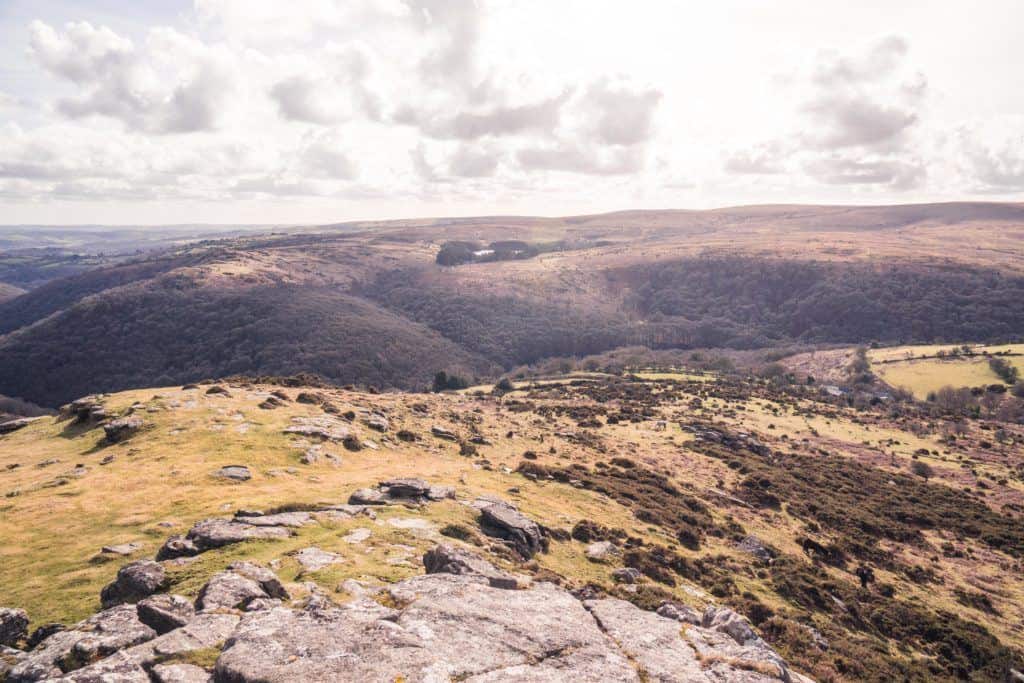 Dartmoor National Park Walks: Sharp Tor (Dartmeet), Devon, England: