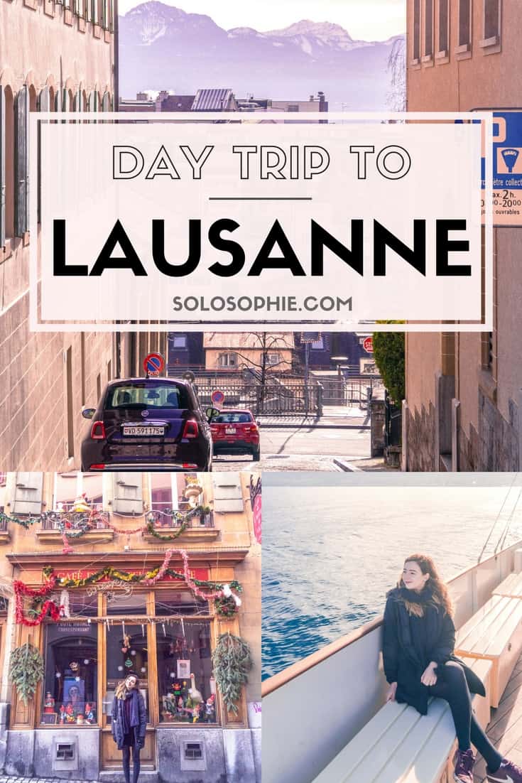 Day trip to Lausanne, Switzerland. Best things to do in Lausanne, a pretty Swiss town with museums and views onto the Alps. Ferry day trip from Evian les Bains in France to Lausanne in Switzerland.