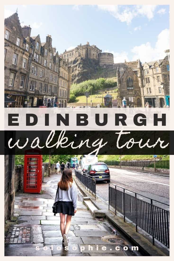 Free and self-guided Edinburgh walking tour. Here's an itinerary for an easy guide to the Scottish capital of Edinburgh in Scotland