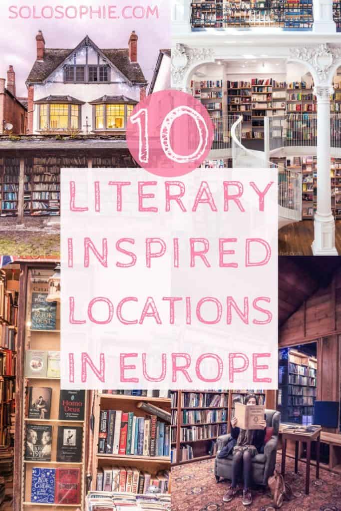 Love Books? Here are 10 must-see literary inspired locations in Europe. City of Literature Edinburgh, book town of Hay-on-Wye, libraries of Bucharest and more!