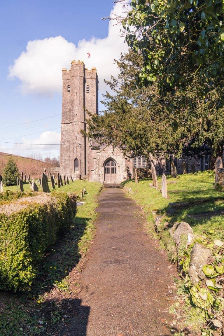 14th Century Church of St George the Martyr, Dean Prior, Dartmoor, Devon, England
