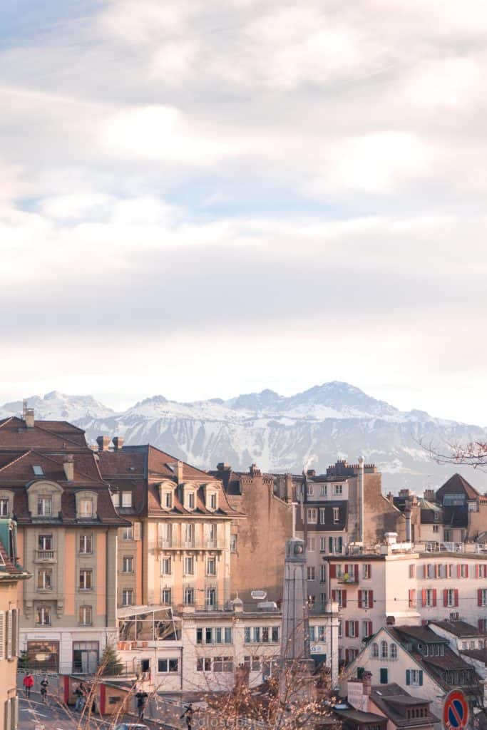 Day trip to Lausanne, Switzerland. Best things to do in Lausanne, a pretty Swiss town with museums and views onto the Alps. Ferry day trip from Evian les Bains in France to Lausanne in Switzerland.