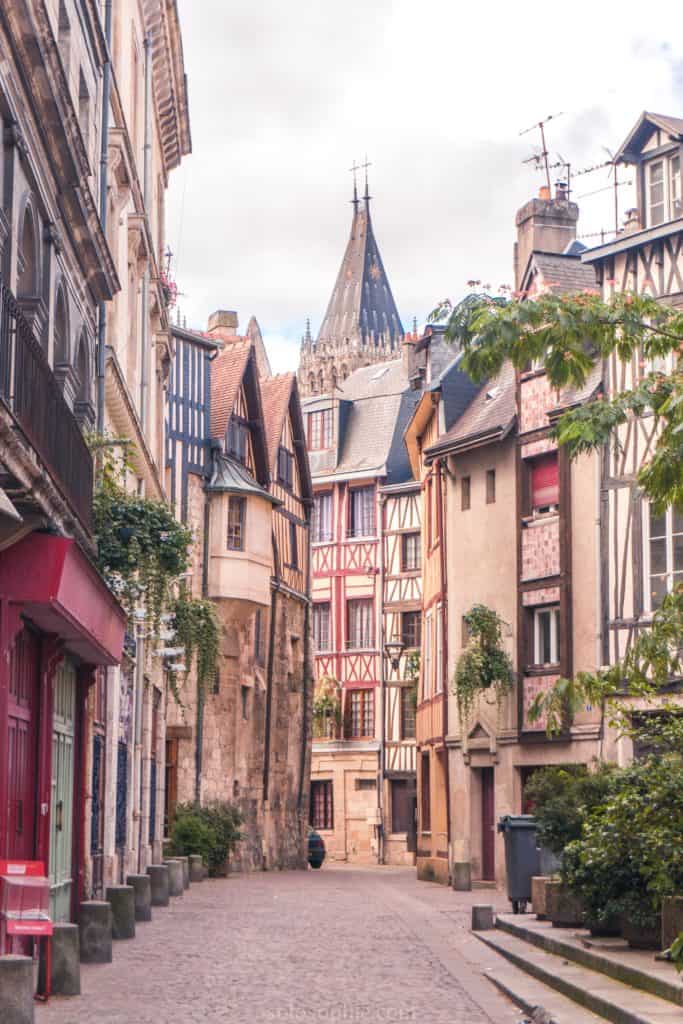 Rouen timber-framed buildings, Capital of Normandy, France