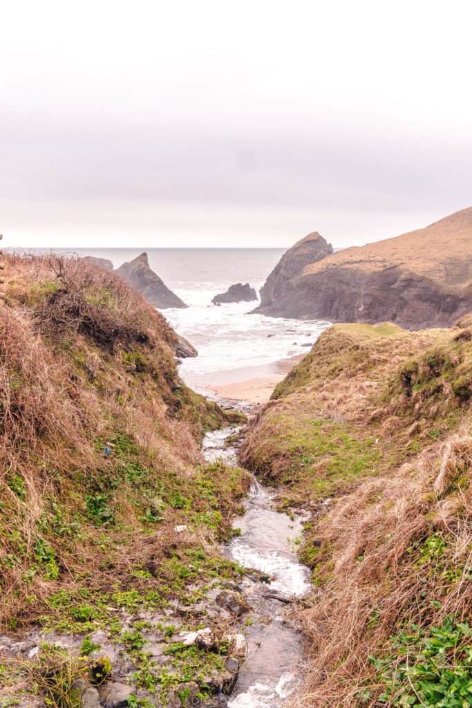 Soar Mill Cove and Beach, South Hams, South, Devon, England: