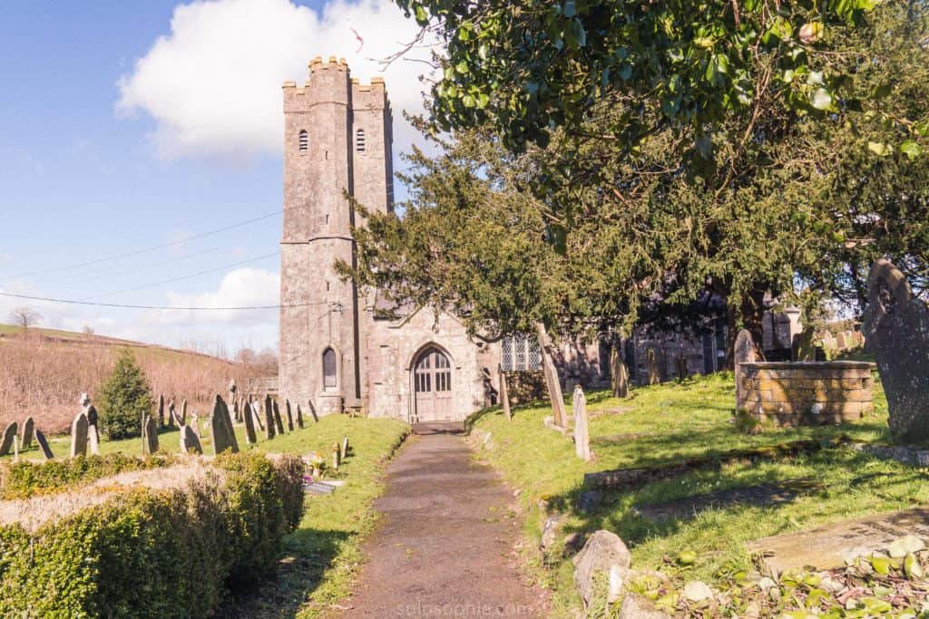 14th Century Church of St George the Martyr, Dean Prior, Dartmoor, Devon, England