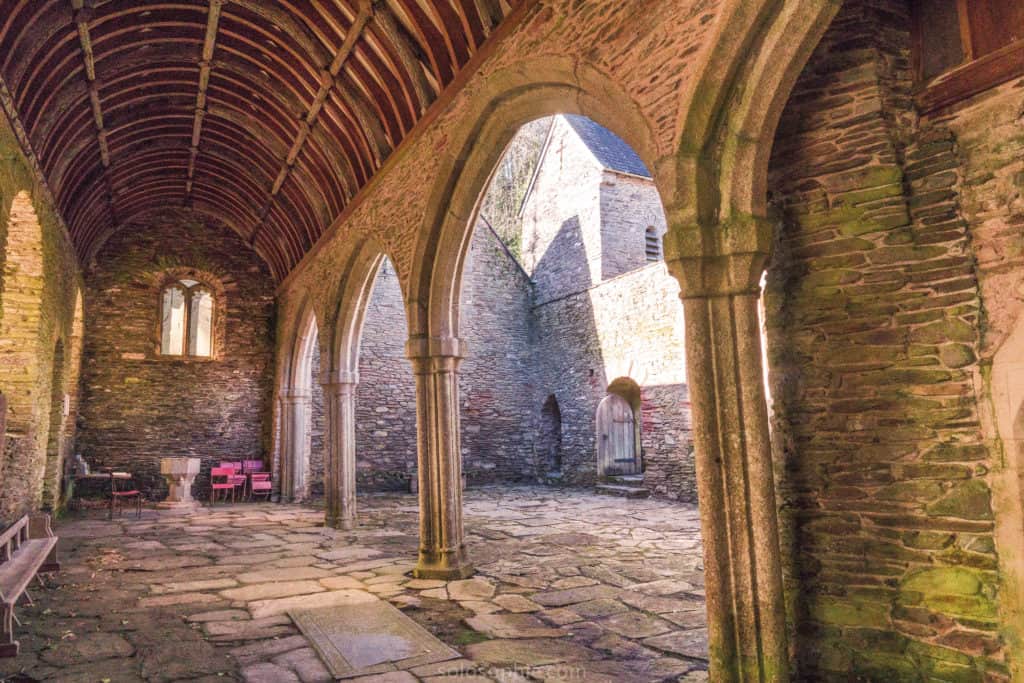 Ruined and abandoned Church of St Peter the Poor Fisherman, Revelstoke, South Hams, South Devon, England