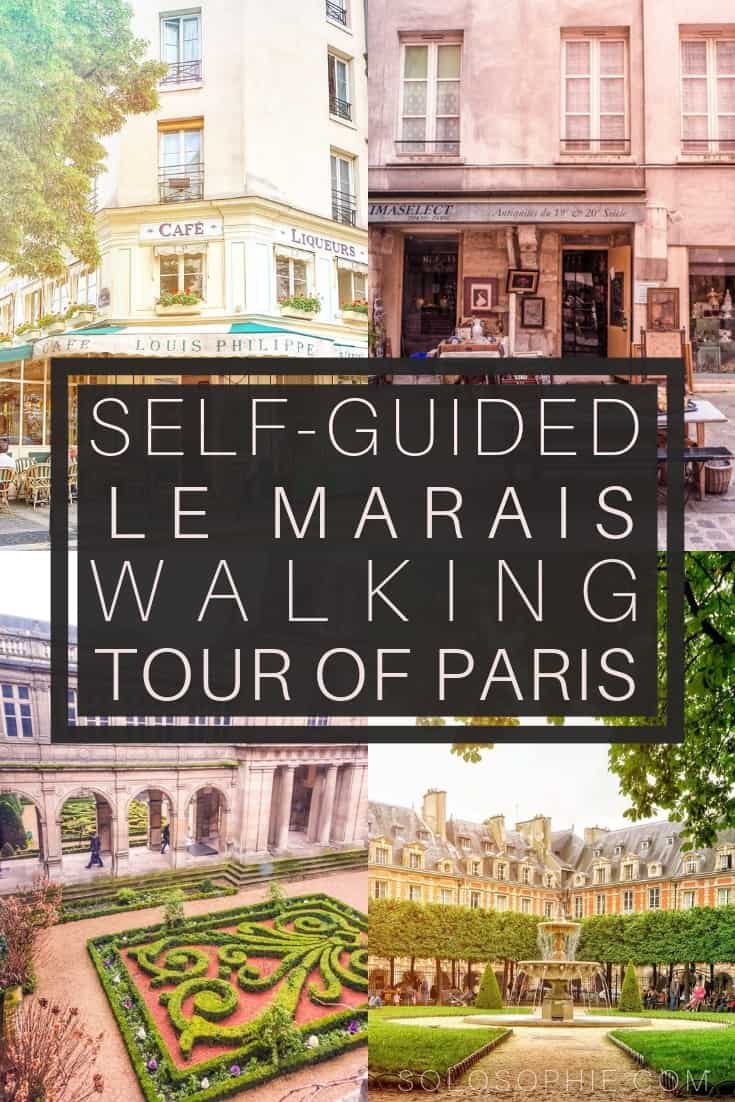 Free & self-guid Le Marrais walking tour. Free walking tour of the 3rd and 4th arrondissements (districts) of the city of light, France. Highlights include Place des Vosges, Musée Carnavalet and more!