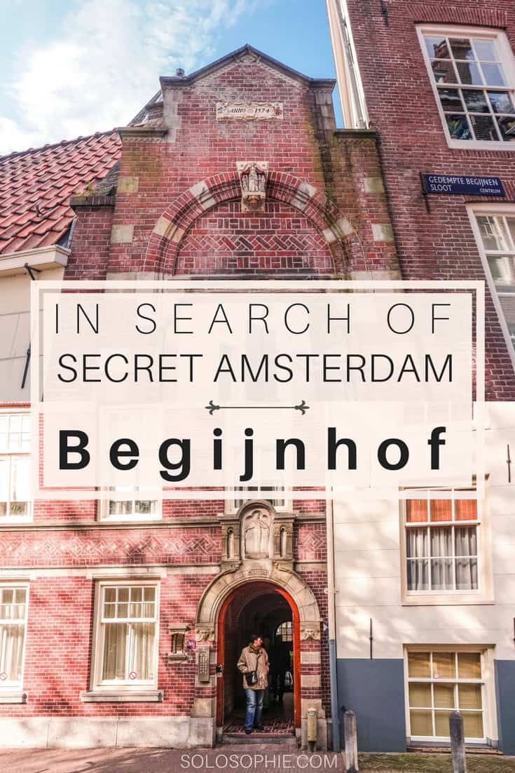 In search of secret Amsterdam: Begijnhof Amsterdam: A Secret 14th-Century Hofje (courtyard) in the Dutch Capital, Amsterdam, Netherlands.