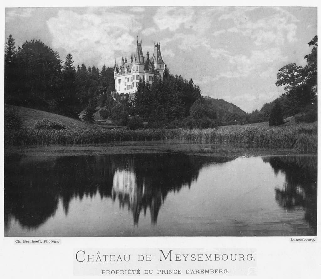 Meysembourg Castle, 1891, luxembourg