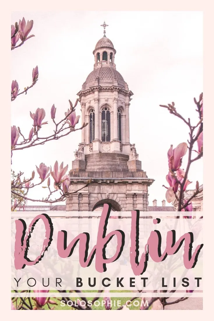 Your ultimate Dublin Bucket List for the perfect getaway- here's a guide to everything you should see, do, visit, stay and eat in the capital of the Republic of Ireland on your next European adventure!