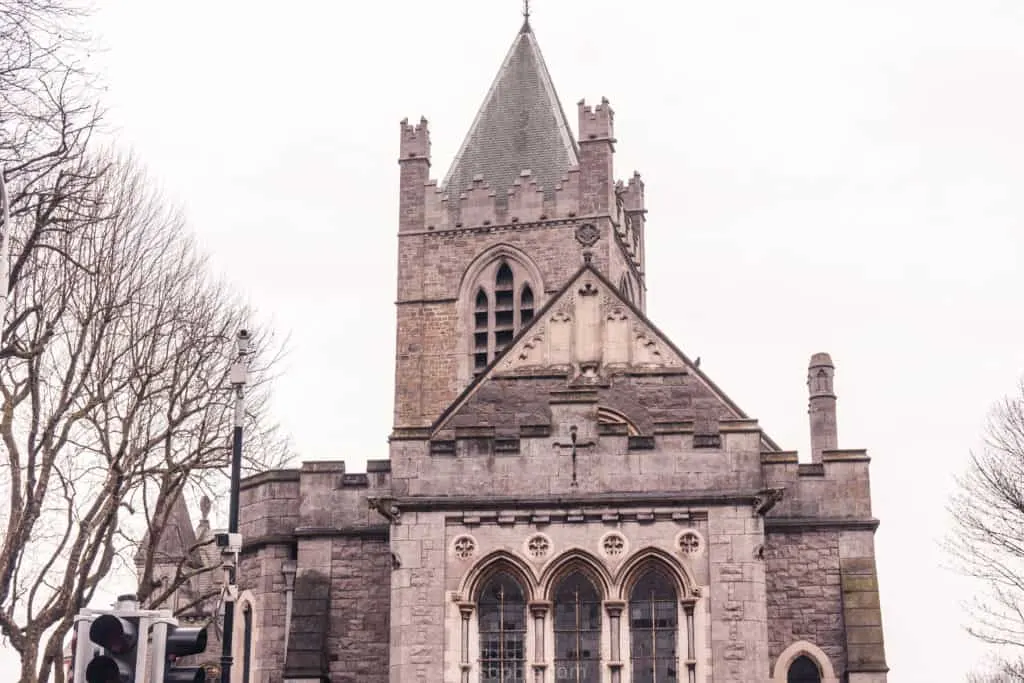 Christ Church Cathedral, oldest ecclesiastical building in Dublin, Ireland