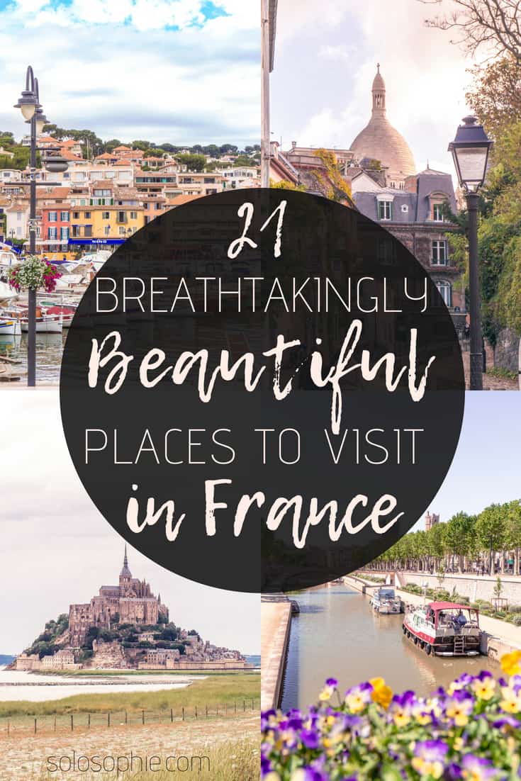 Stunning & beautiful places to visit in France: from glittering cities to natural wonders, there’s a French destination for everyone to enjoy! Highlights include castles, beaches, and major cities.
