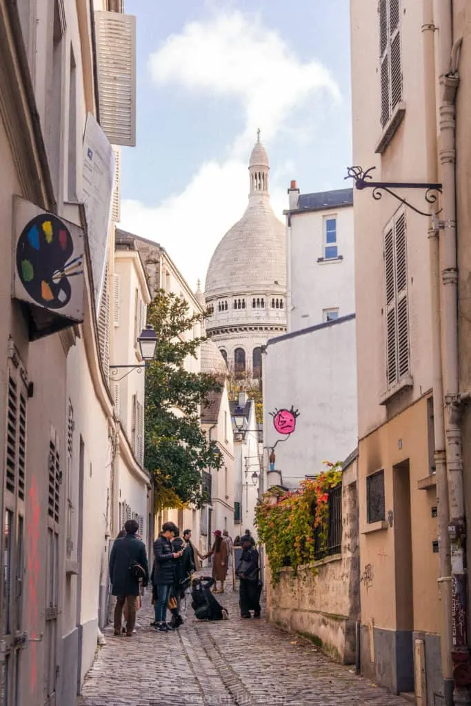 Rue Saint-Rustique: The Oldest Street in Montmartre, 18th arrondissement Paris, France. History and interesting things to see along a cobbled pedestrian lane in central Paris.