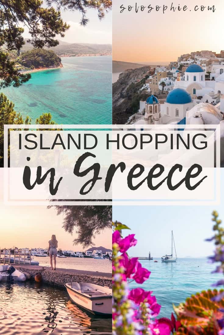 One Week Island Hopping in Greece: Travel itinerary, where to go, when to visit and how to see as many of the Cyclades Islands in Southern Europe!