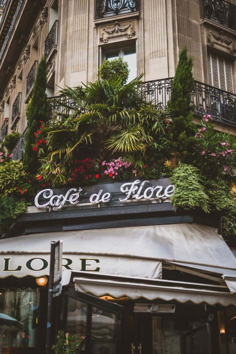 cafe de flore facade