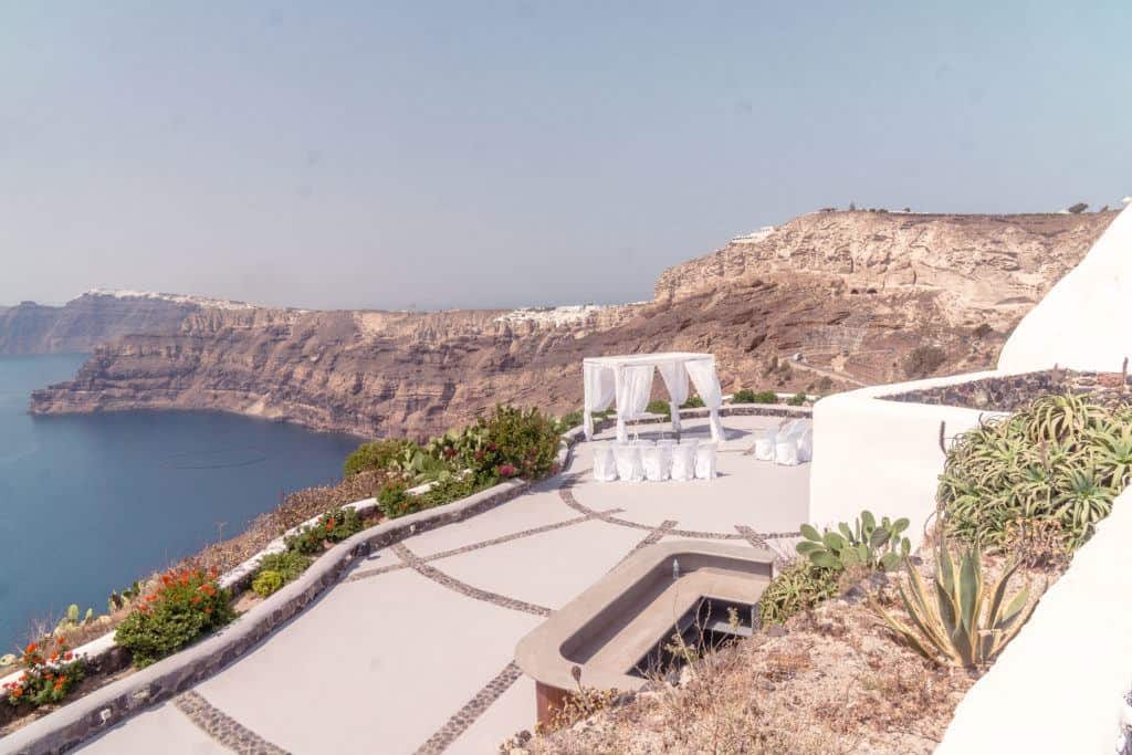 Venetsanos Winery: Visiting a Vineyard in Santorini, taste testing and visiting a wine museum in Santorini, Cyclades Islands, Aegean Sea, Greece