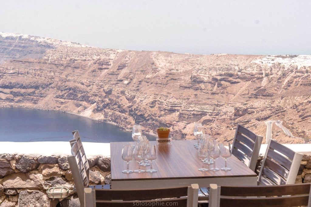 Venetsanos Winery: Visiting a Vineyard in Santorini, taste testing and visiting a wine museum in Santorini, Cyclades Islands, Aegean Sea, Greece