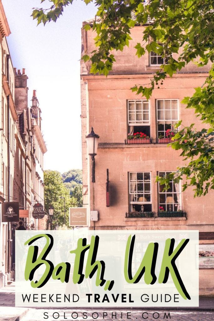 Weekend in Bath: A 2 Day Unique & Historic Itinerary | solosophie