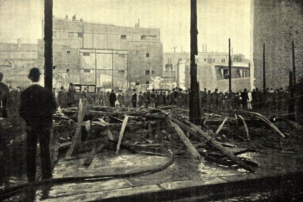 Fire of the Bazaar of Charity, 1897. The day after the disaster