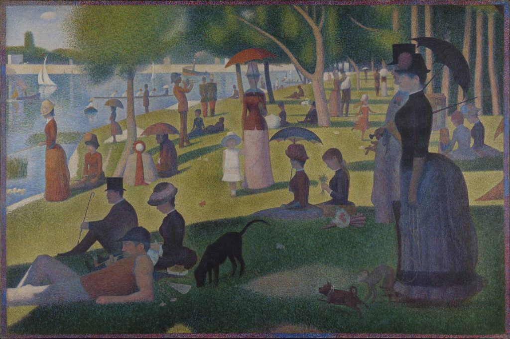  A Sunday on La Grande Jatte painting