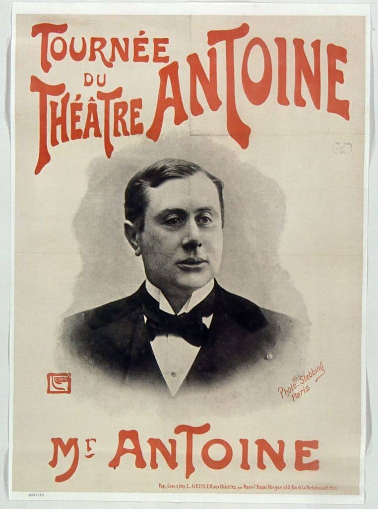 Andre Antoine Theatre Paris poster