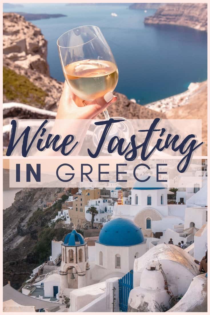 Wine tasting in Santorini & a history of Greek wine. Here's what it's like to sample some local wine in the Cyclades, Aegean Sea, Greece