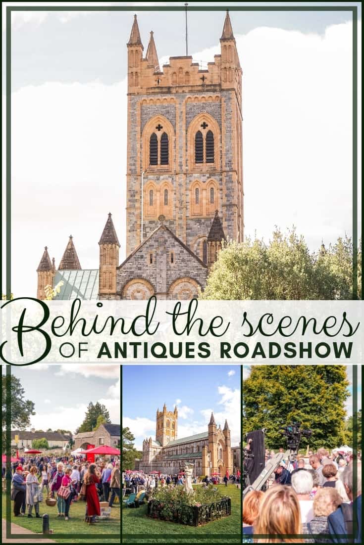 Behind the scenes of Antiques Roadshow. Tips, tricks, and practical advice for seeing the hit TV programme in a location near you. My visit to the Antiques Roadshow filming location of Buckfast Abbey, Devon, England!