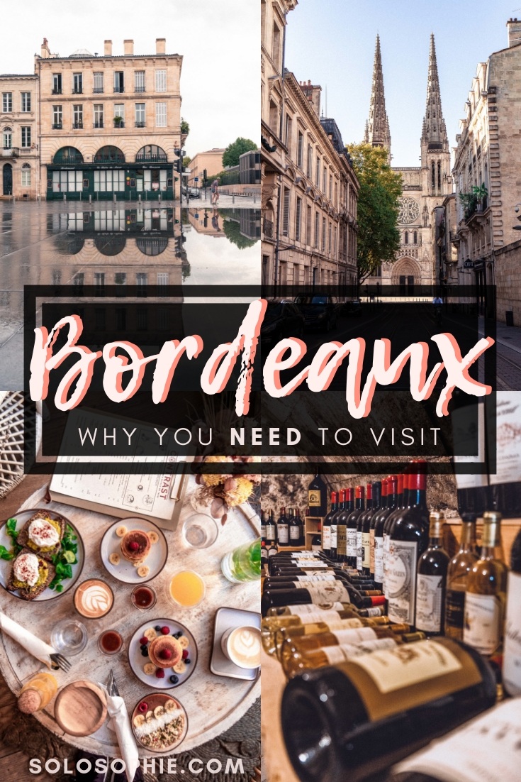Why you should visit Bordeaux, the wine city of Nouvelle Aquitaine, France. here are 10 epic reasons to add Bordeaux to your French bucket list (and it's not just the wine!)