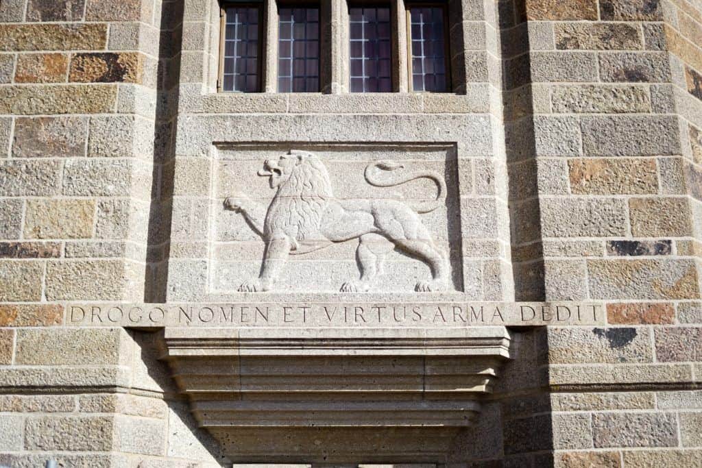 Char de Triomphe Portiere: The Louis XIV Tapestry from Versailles, France Hiding in an English Castle, Devon, England