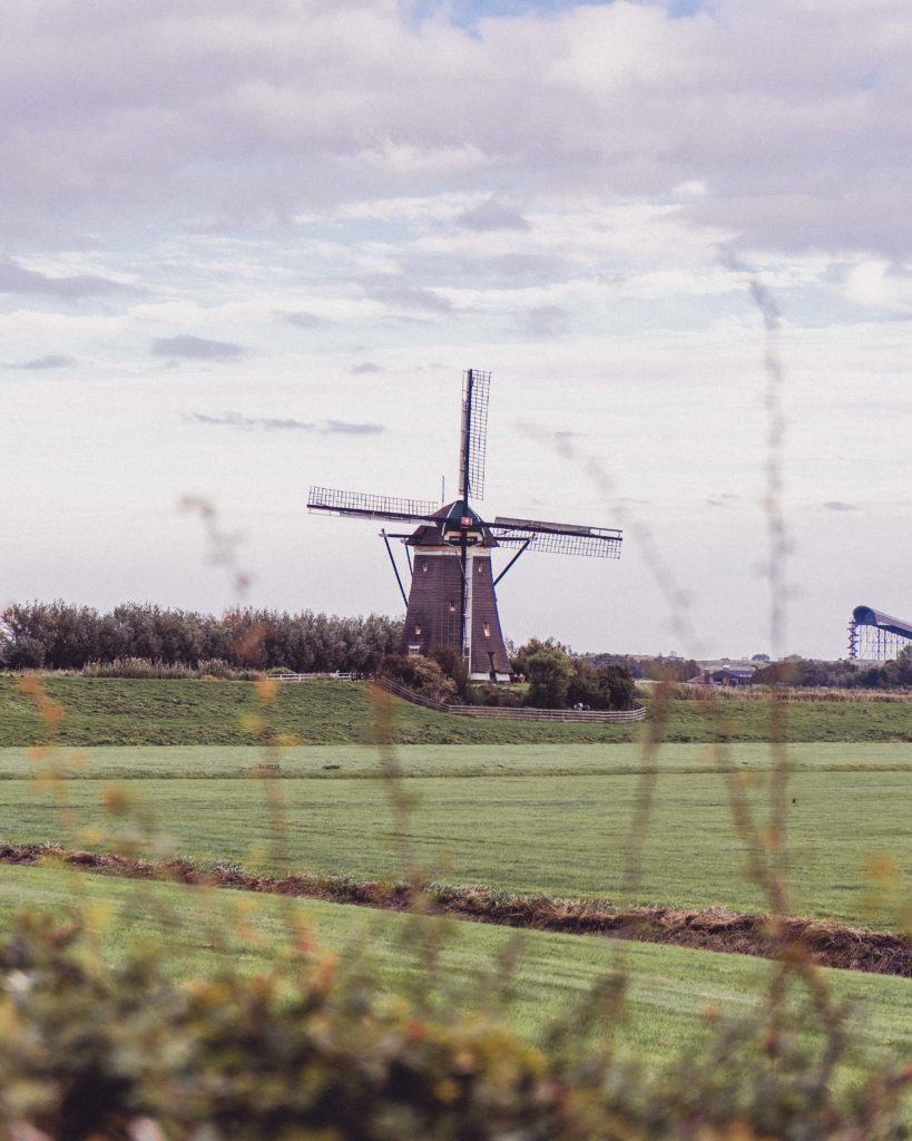 Molendriegang: Iconic Dutch Windmills Near the Hague, Holland, the Netherlands