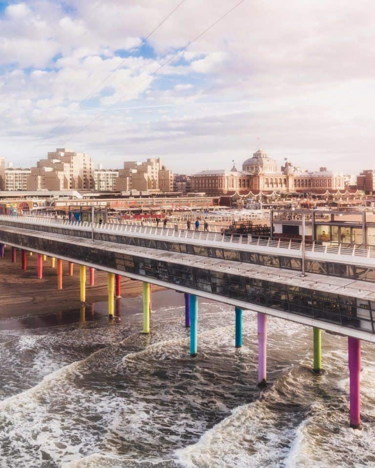 Riding the Ferris Wheel in Scheveningen: Ferris Wheel de Pier in Scheveningen at Sunset, The Hague, the Netherlands. Here’s why you must visit the popular seaside resort of The Hague