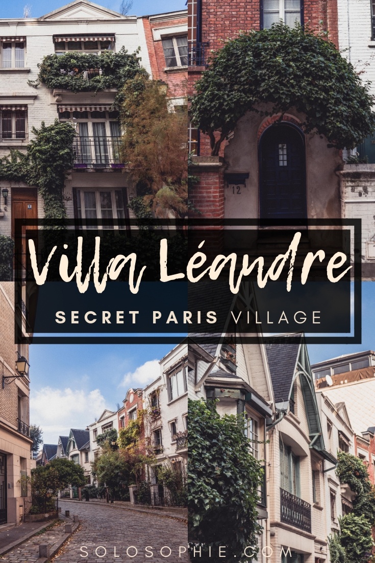 Villa Léandre: An English-Inspired Art-Deco Street in Montmartre, 18th arrondissement of Paris, France