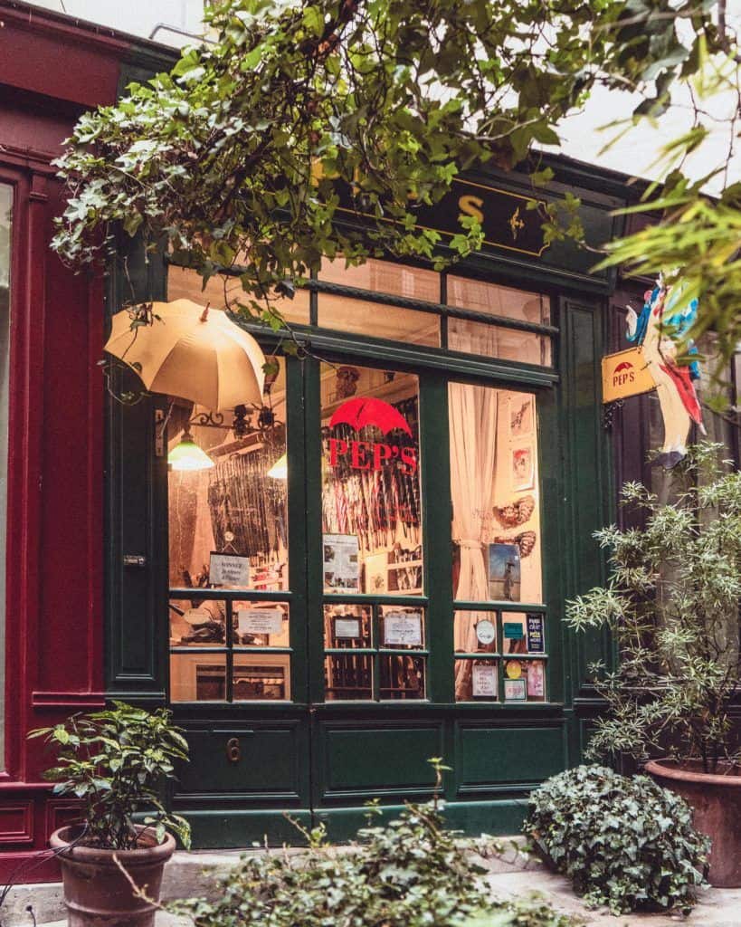 Passage de l'Ancre & Pep's, The Oldest Umbrella Repair Shop in Paris