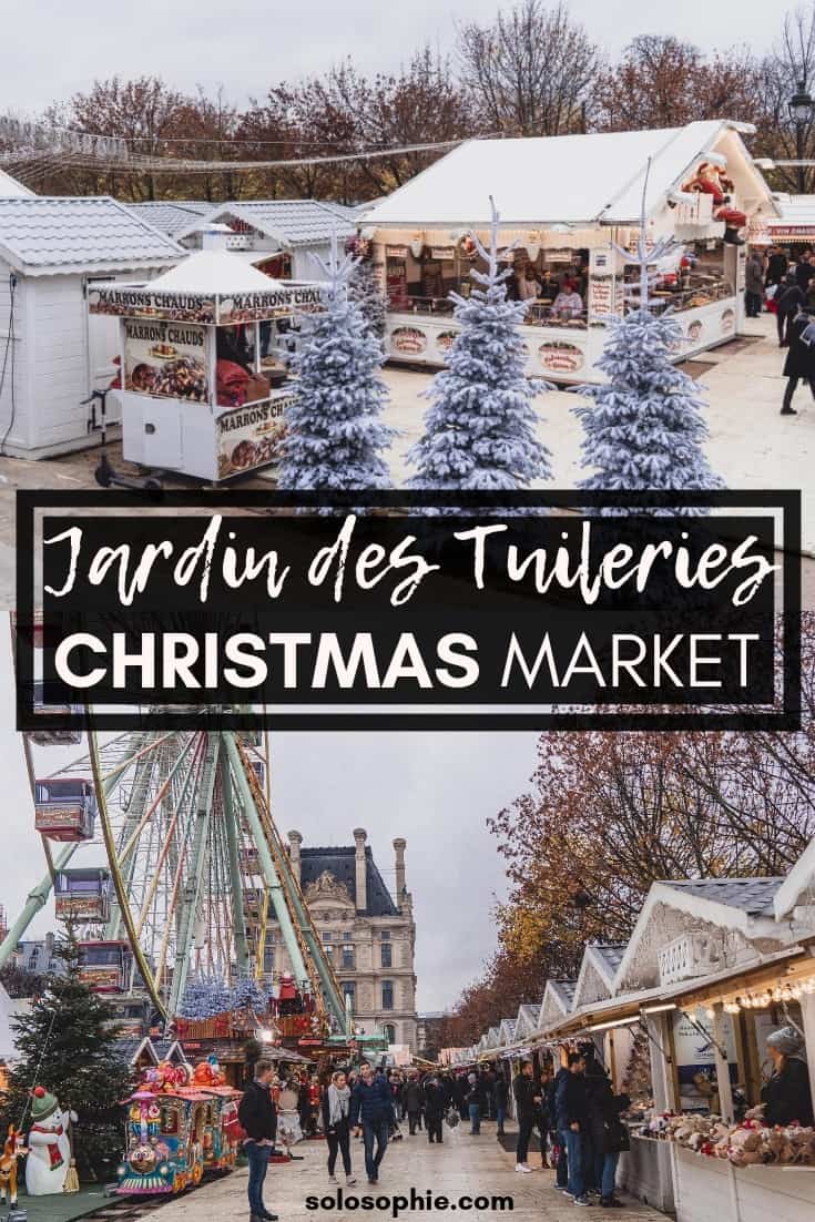 A guide to visiting the Jardin des Tuileries Christmas Market in Paris. La Magie de Noël aux Tuileries; where to shop festive gifts in the French capital of Paris, France