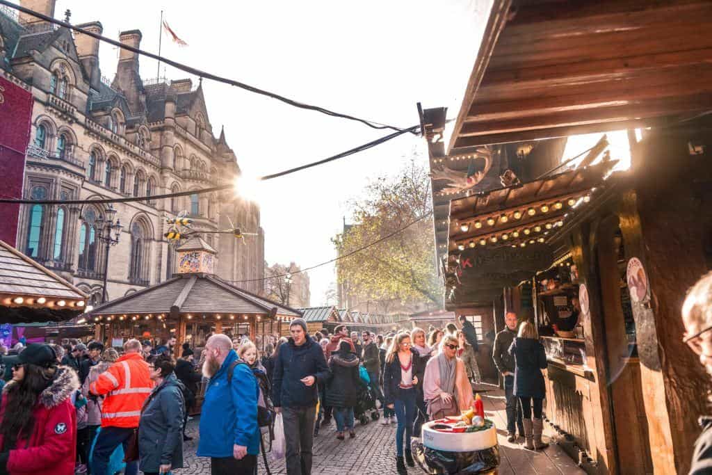 How to visit the Christmas Markets in Manchester, England. Here's your total 2018 guide, as well as locations, opening times, and themed markets.