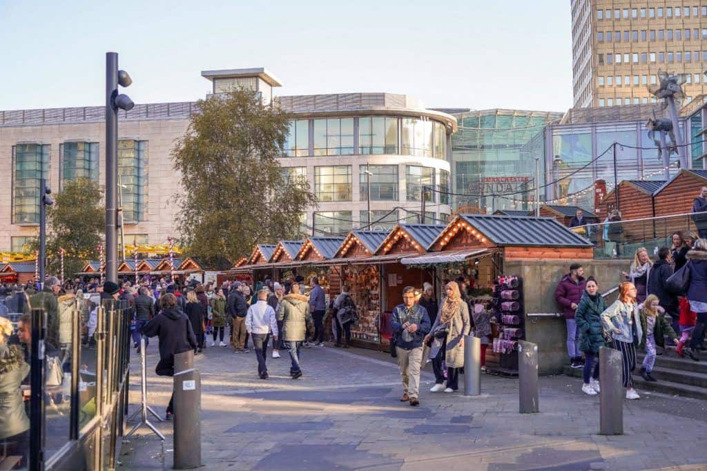 How to visit the Christmas Markets in Manchester, England. Here's your total 2018 guide, as well as locations, opening times, and themed markets.