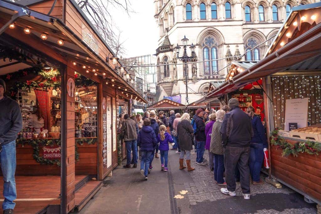 How to visit the Christmas Markets in Manchester, England. Here's your total 2018 guide, as well as locations, opening times, and themed markets.