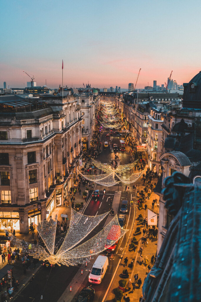 regent street london lights