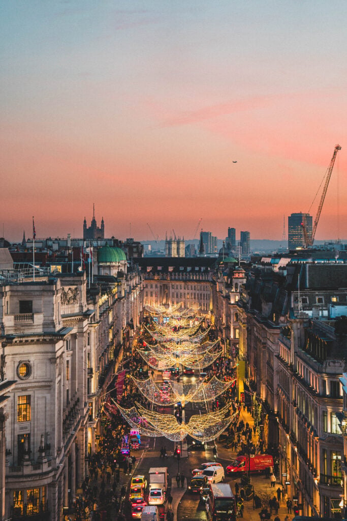 christmas at regent street london