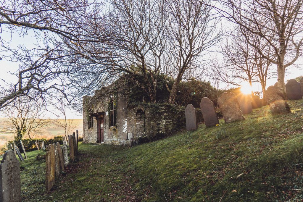 Exploring the Ruins of an Abandoned Chapel at Ford, South Hams, South Devon, England
