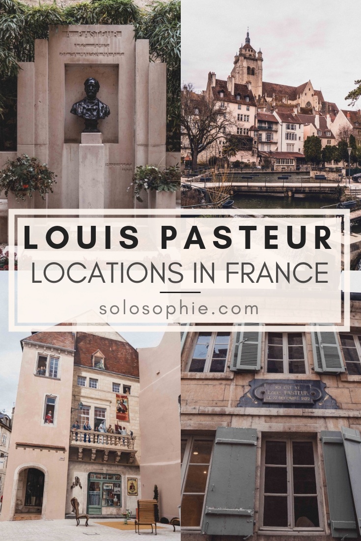 Following in the Footsteps of the inventor of pasteurisation and the man who discovered the rabies vaccinaion, Louis Pasteur in Dole, Jura, Franche Comté, France