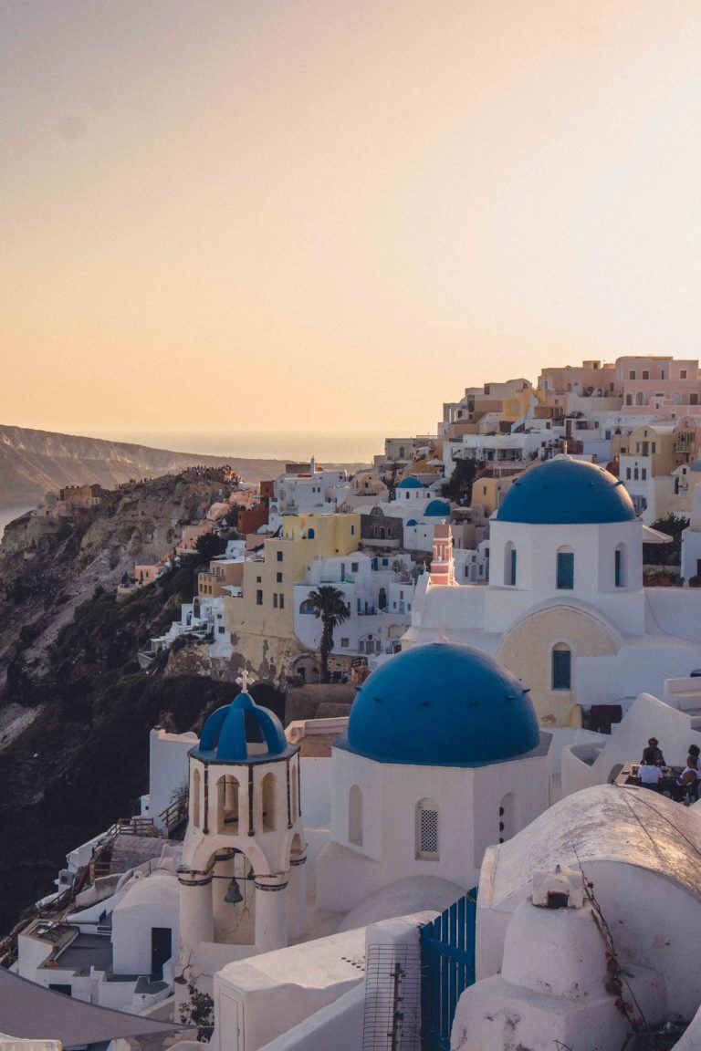 Where to Find the Blue Domes of Santorini (Anastasi Church) in Oia, Santorini, Greece