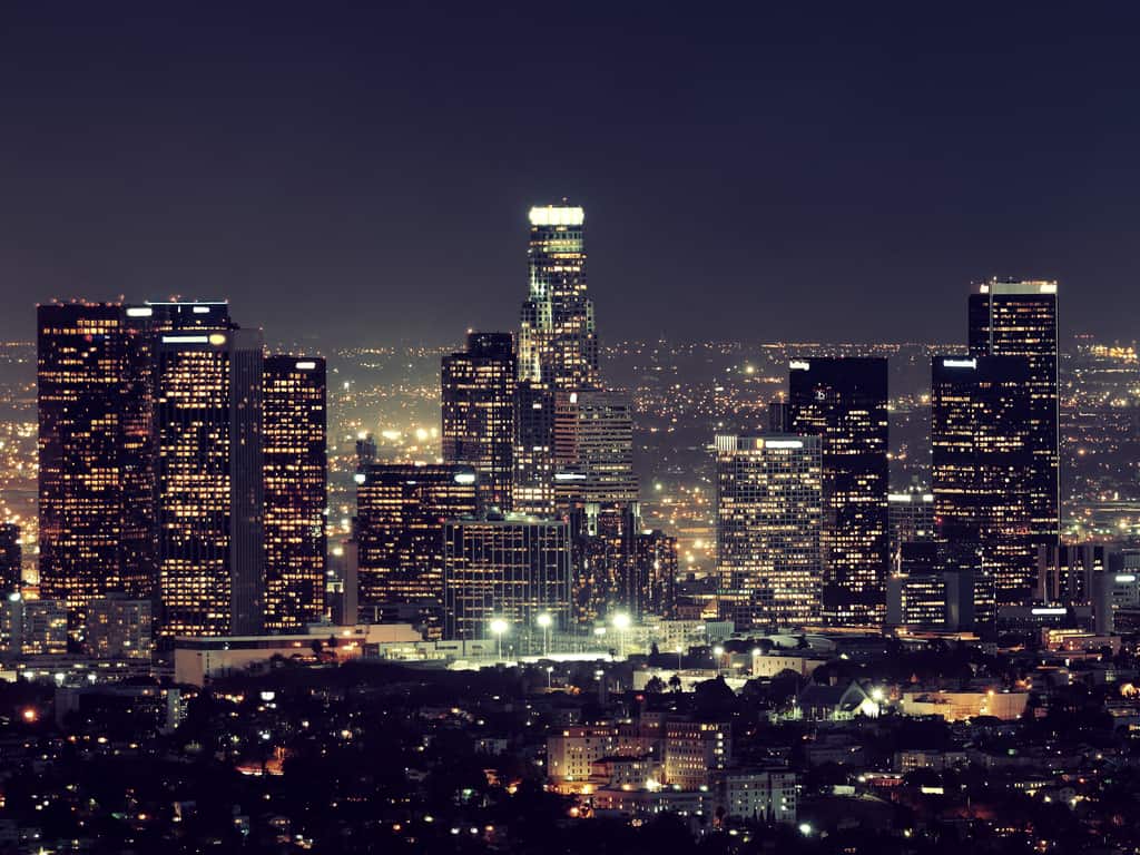 los angeles at night