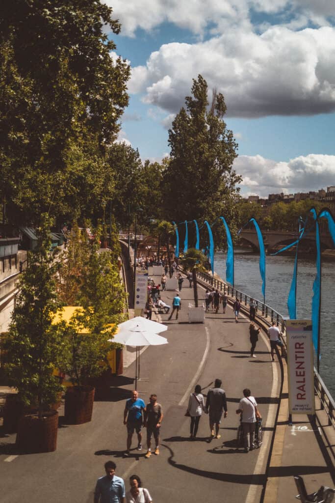 Paris Plages Seine River