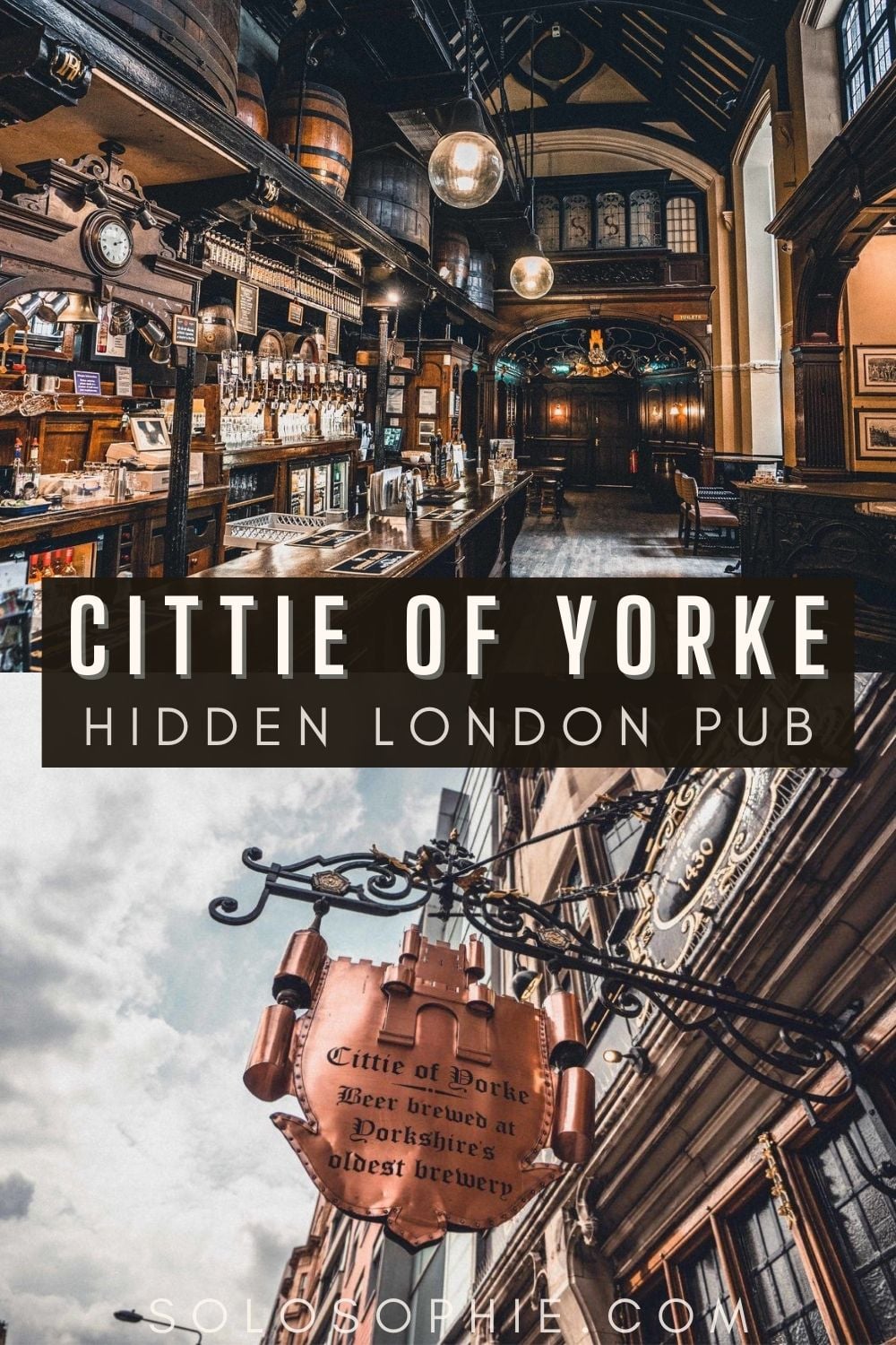 Cittie of Yorke Enjoy a Pint in an Olde London pub in Holborn London England