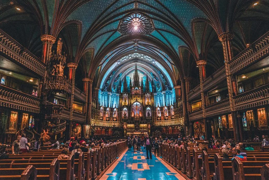 Visit the Basilica Notre-Dame in Montreal, Quebec, Canada