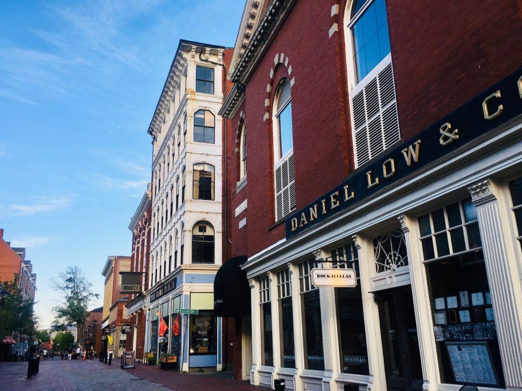 Shop along Essex Street, Salem