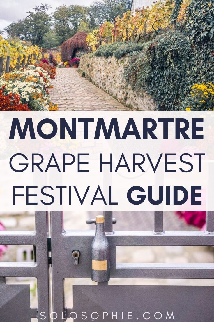 Montmartre Grape Harvest Festival (Fête des vendanges de Montmartre). Here's your guide to enjoying wine in Paris, France!