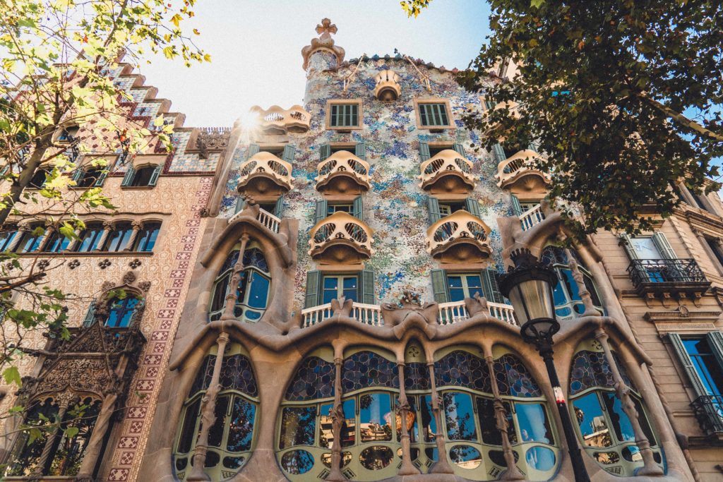 Casa Battló in Barcelona, Spain