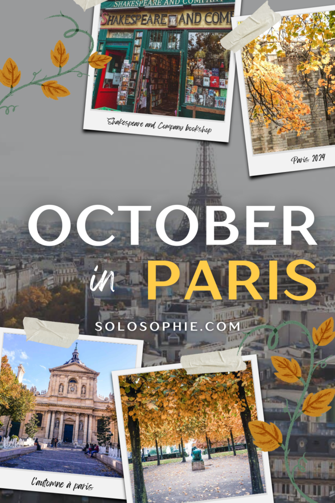 October guide to Paris